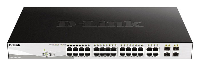 D-Link DGS-1210-28MP/E Switch Gestionado PoE+ de 28 Puertos